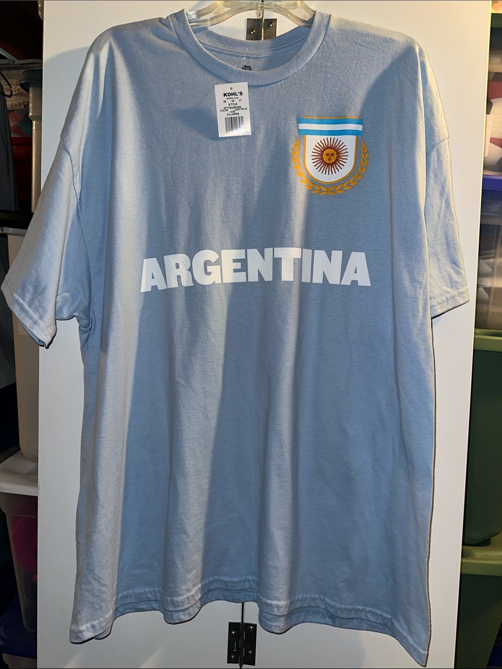 Argentina World Cup Soccer T-shirt (2XL)